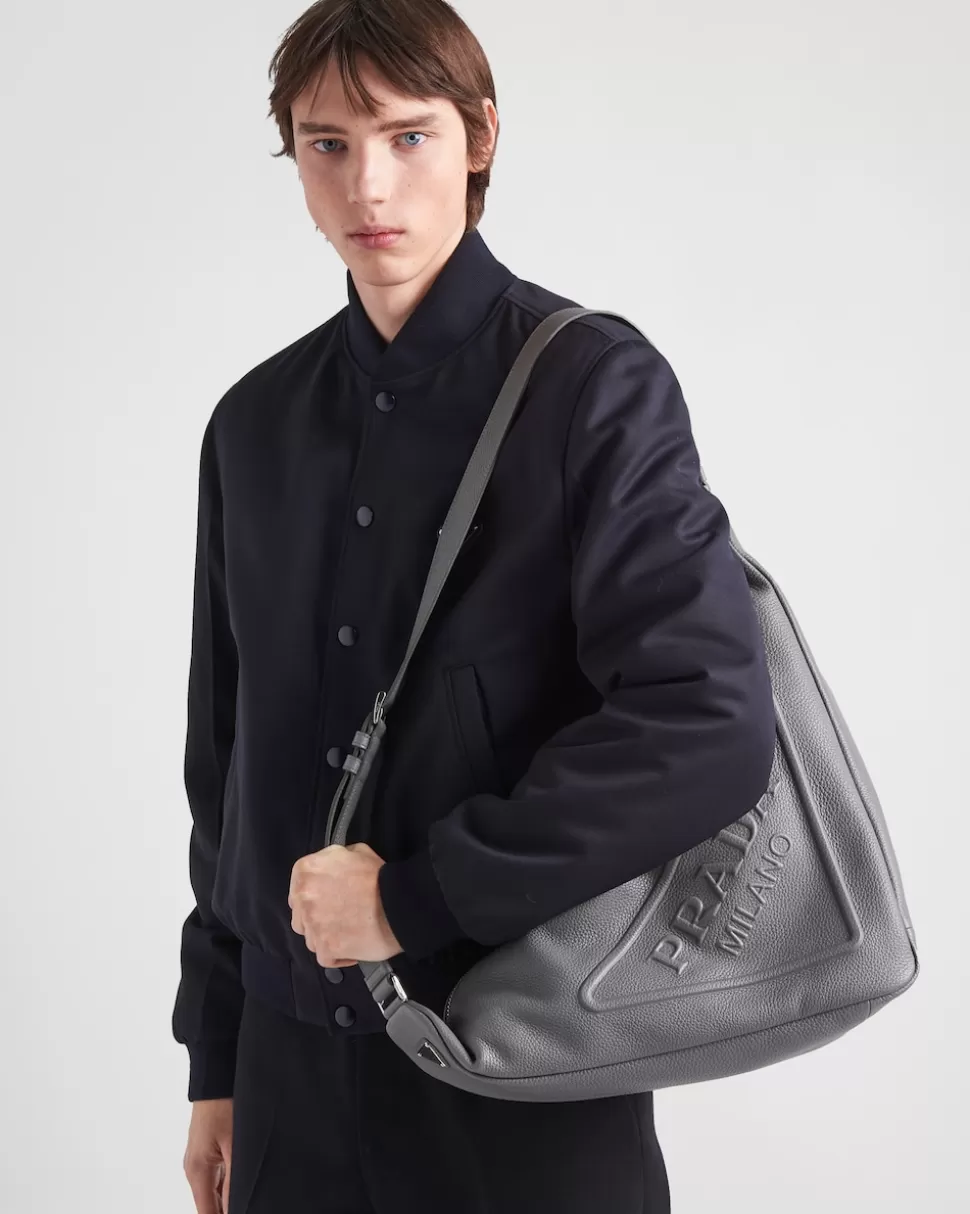 Prada Bolso Triangular De Piel^Hombre BOLSOS MENSAJEROS