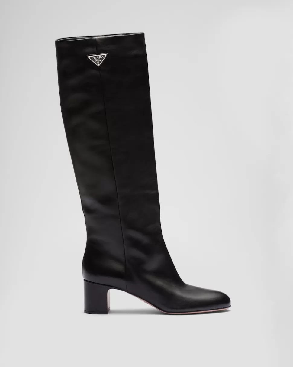 Prada Botas De Piel^Mujer BOTINAS Y BOTAS