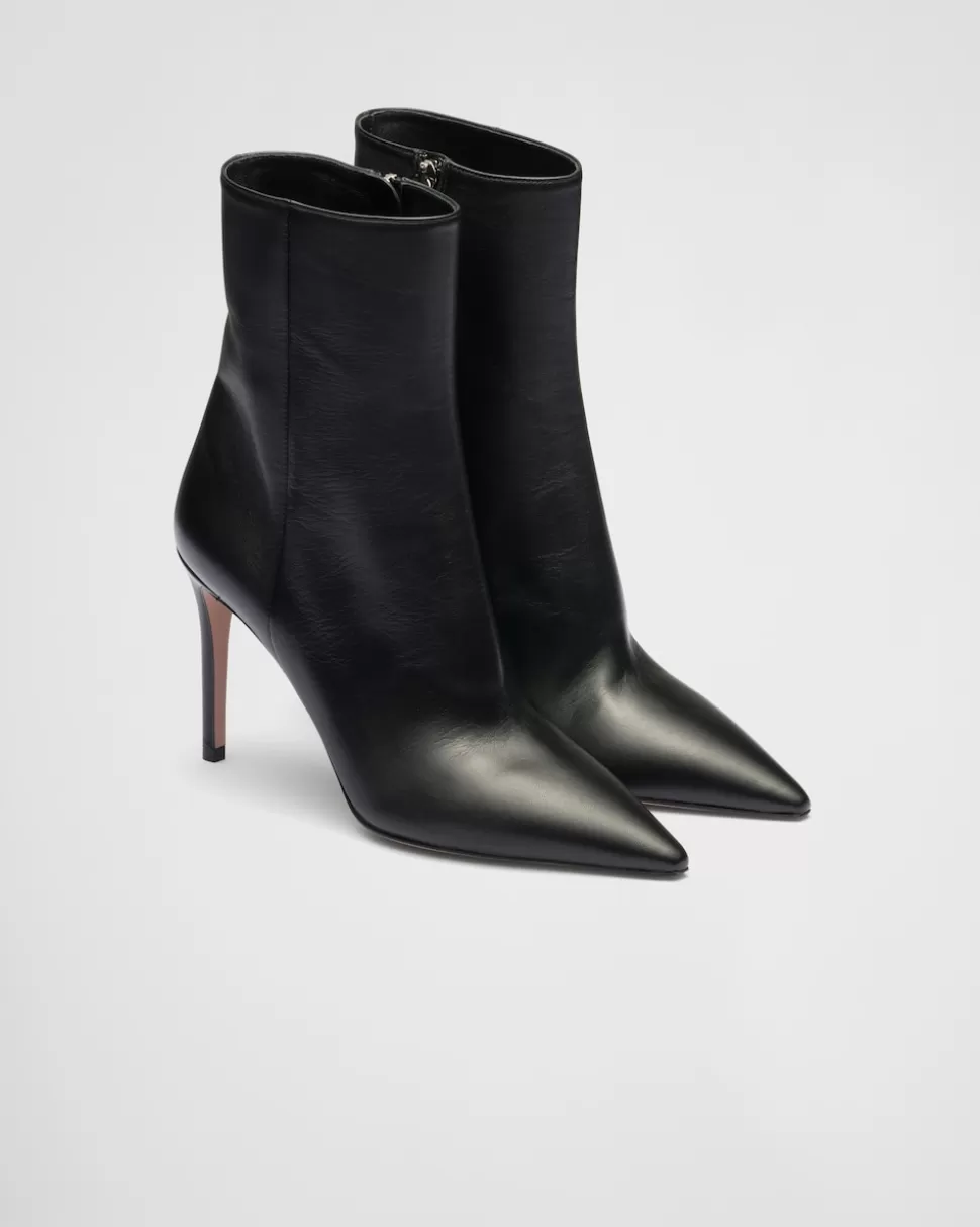 Prada Botines De Napa^Mujer BOTINAS Y BOTAS