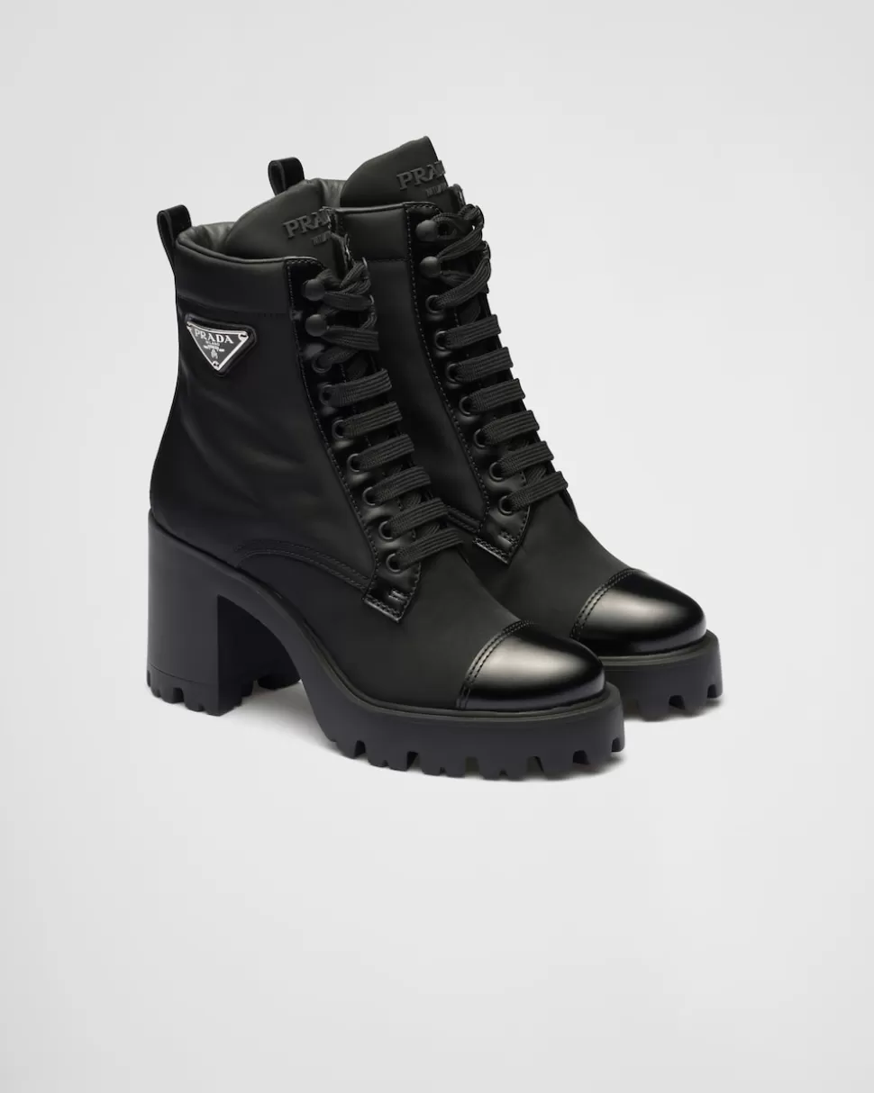 Prada Botines De Re-nylon Y Piel^Mujer BOTINAS Y BOTAS