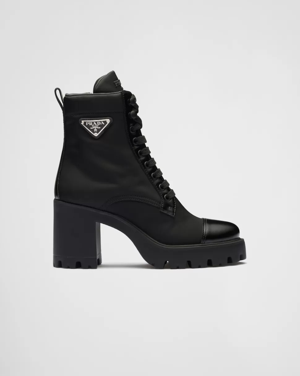 Prada Botines De Re-nylon Y Piel^Mujer BOTINAS Y BOTAS