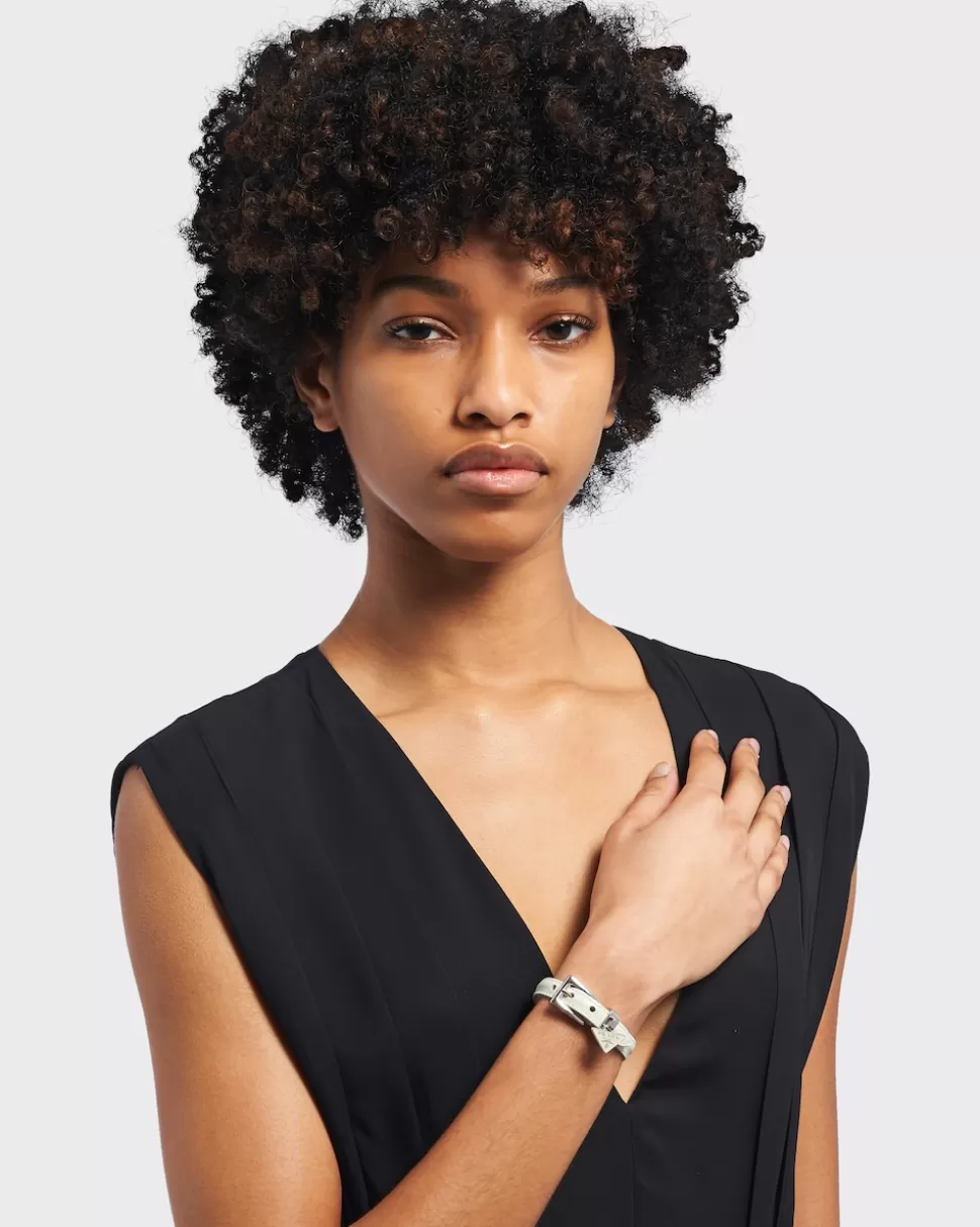 Prada Brazalete De Piel Saffiano^Mujer JOYAS DE FANTASÍA