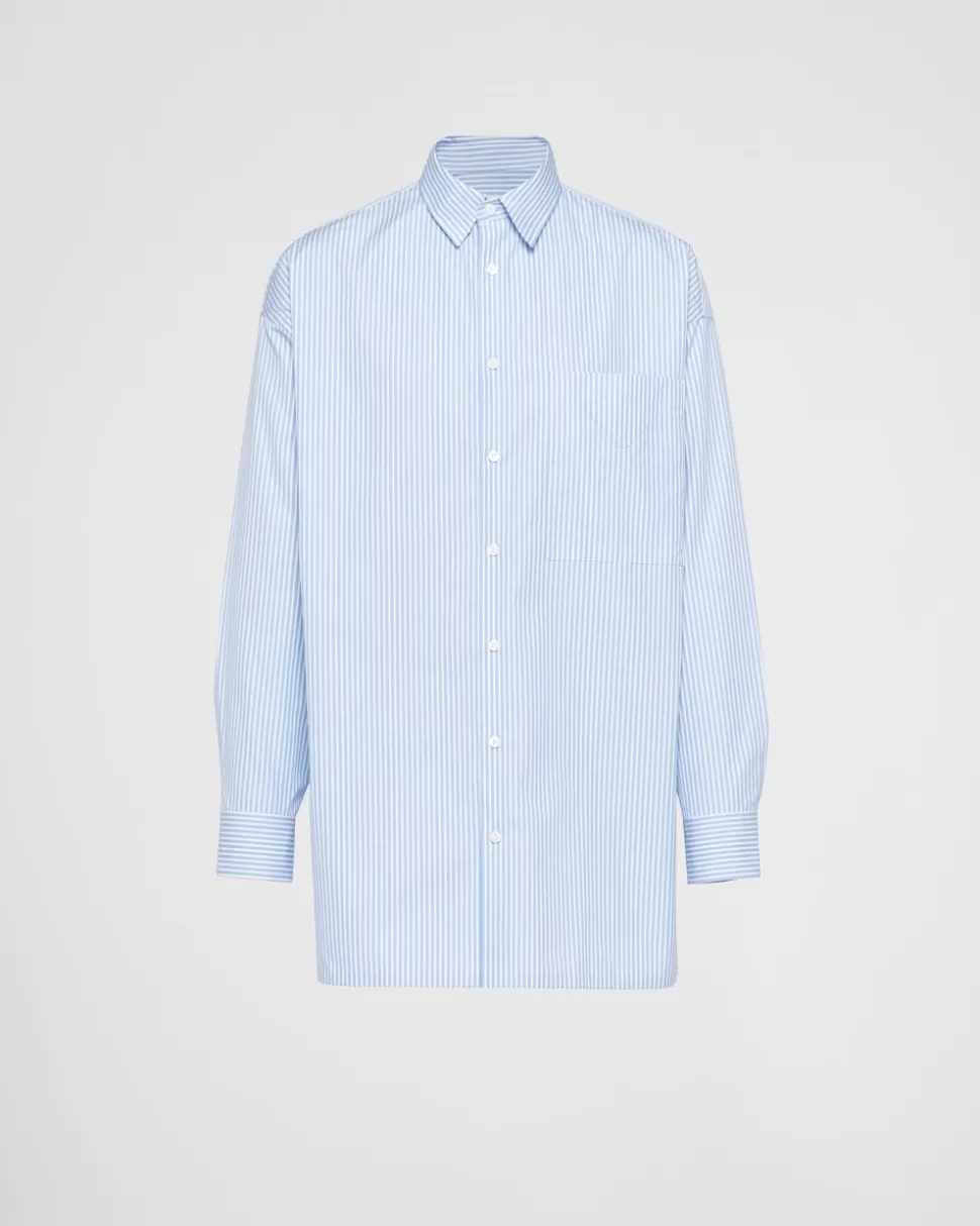 Prada Camisa De Algodón Holgada^Hombre CAMISAS