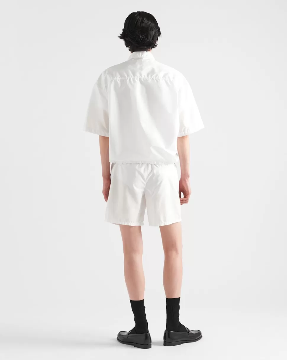 Prada Camisa De Manga Corta En Ligero Re-nylon^Hombre CAMISAS