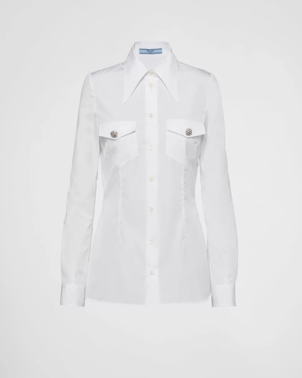 Prada Camisa De Popelín^Mujer CAMISAS Y TOPS