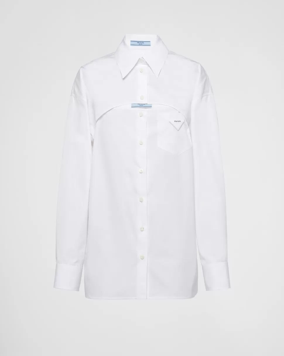 Prada Camisa De Popelín^Mujer CAMISAS Y TOPS