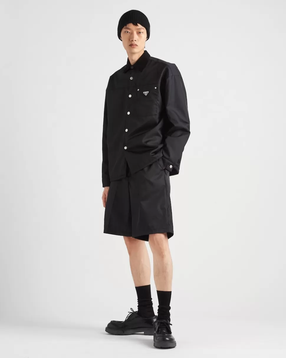 Prada Camisa De Re-nylon^Hombre COLECCIÓN MASCULINA | CAMISAS