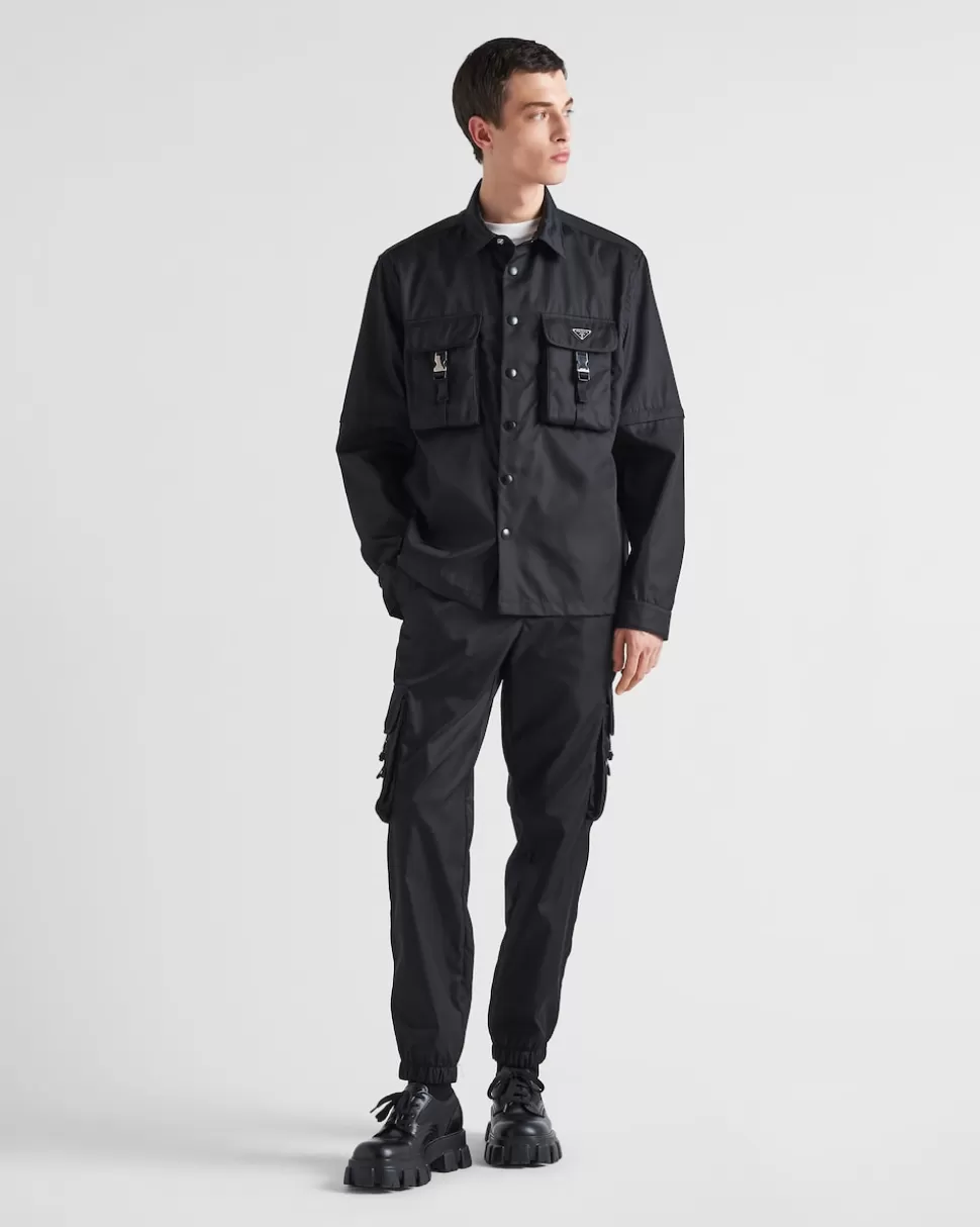 Prada Camisa De Re-nylon^Hombre COLECCIÓN MASCULINA | CAMISAS