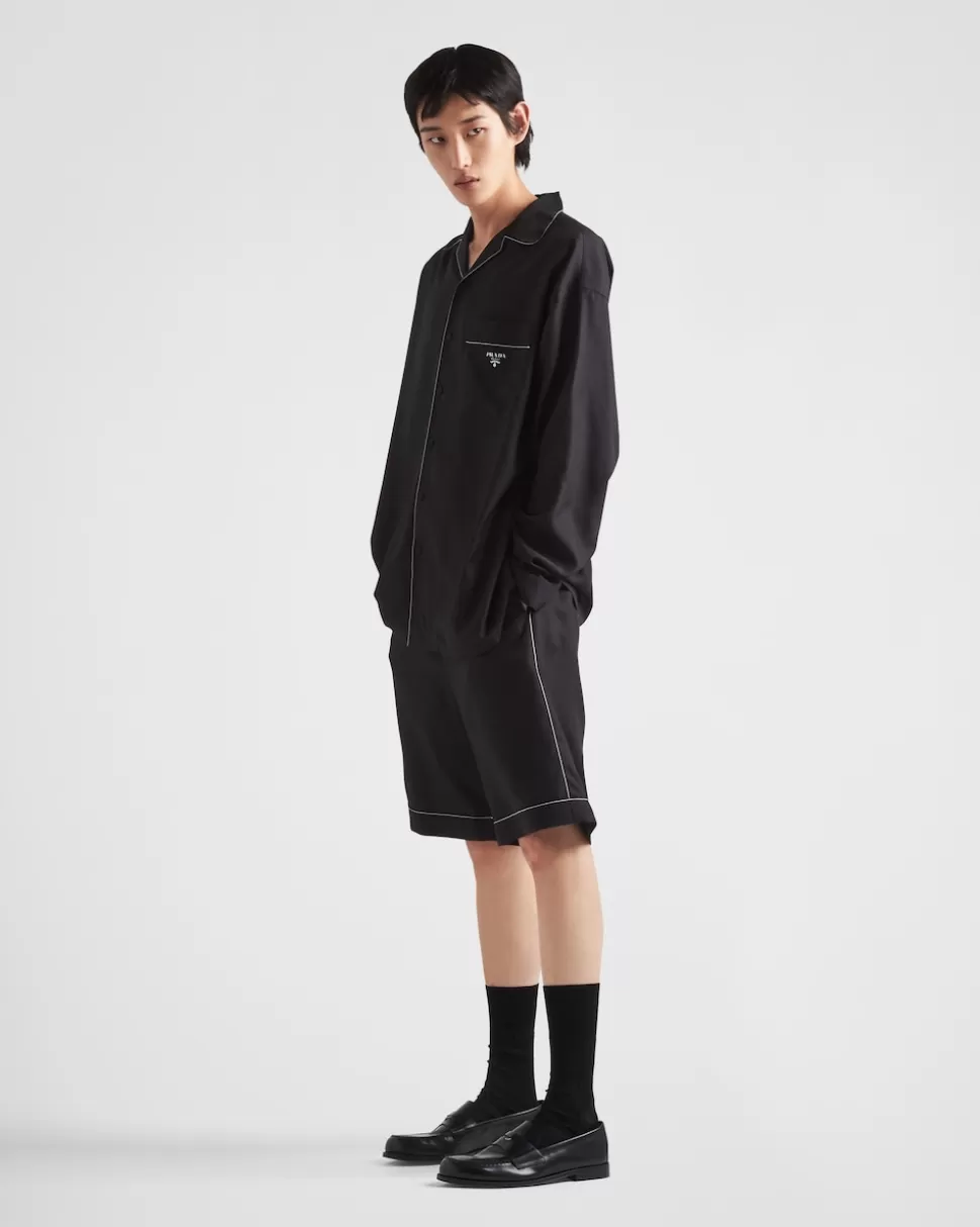Prada Camisa De Seda^Hombre CAMISAS