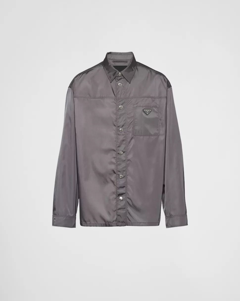 Prada Camisa Extragrande De Re-nylon^ COLECCIÓN MASCULINA