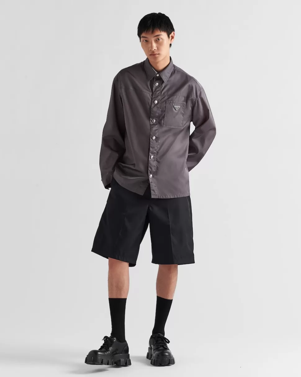 Prada Camisa Extragrande De Re-nylon^ COLECCIÓN MASCULINA