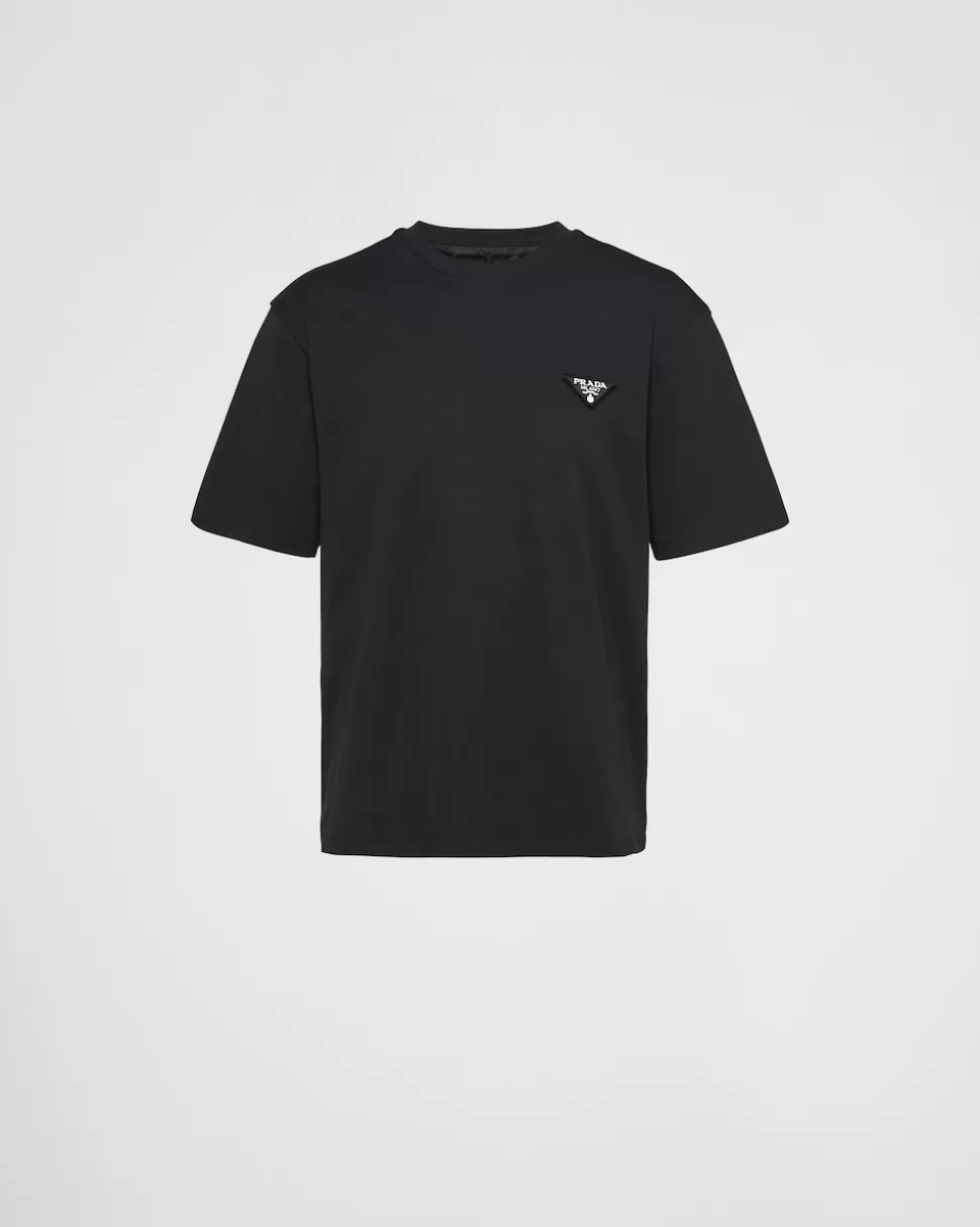 Prada Camiseta De Algodón^Hombre CAMISETAS Y POLOS