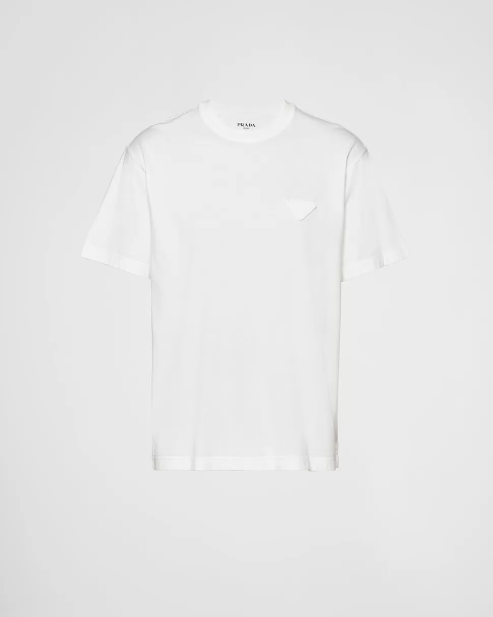 Prada Camiseta De Algodón^Hombre CAMISETAS Y POLOS