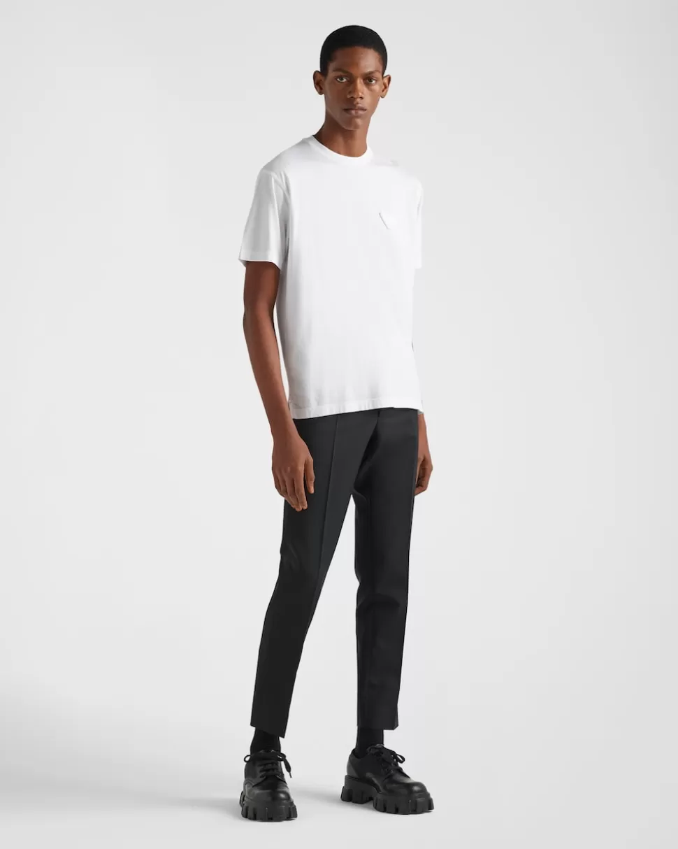 Prada Camiseta De Algodón^Hombre CAMISETAS Y POLOS