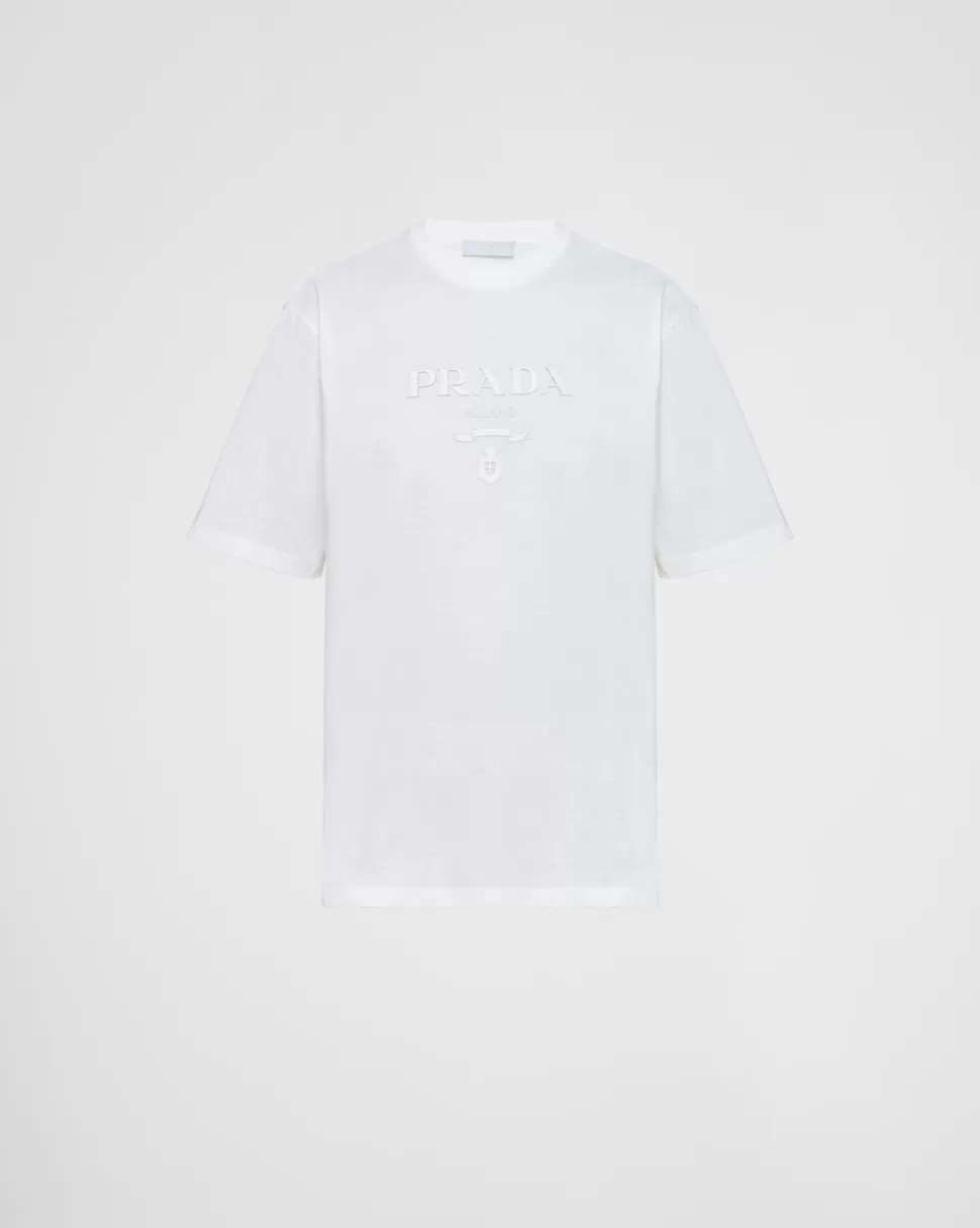 Prada Camiseta De Algodón^Hombre CAMISETAS Y POLOS