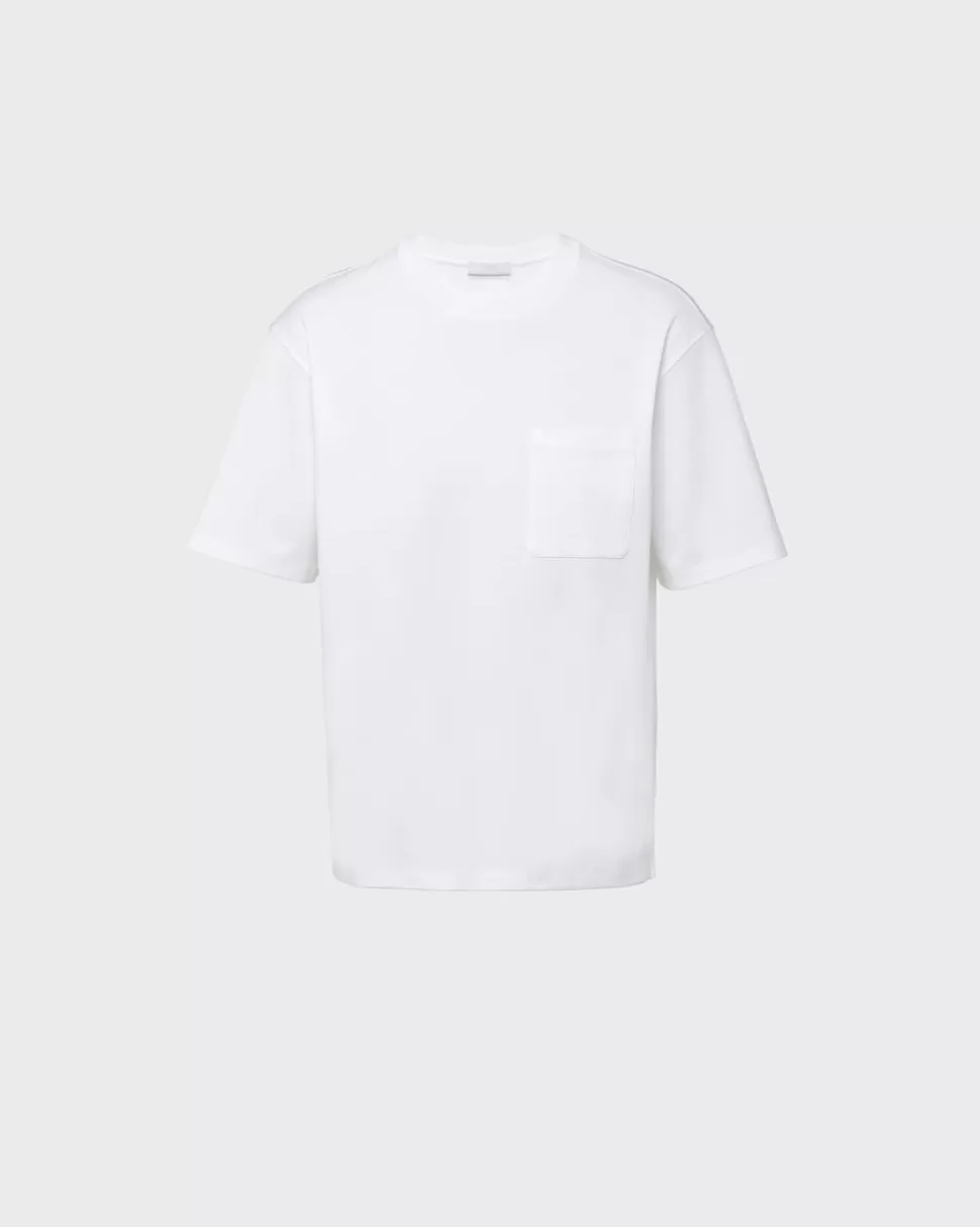 Prada Camiseta De Algodón^Hombre CAMISETAS Y POLOS