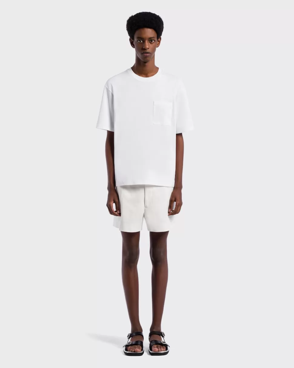 Prada Camiseta De Algodón^Hombre CAMISETAS Y POLOS