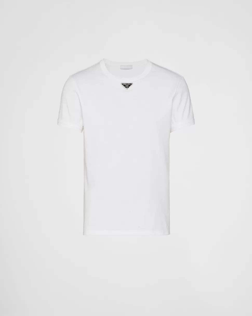 Prada Camiseta De Algodón^Hombre CAMISETAS Y POLOS