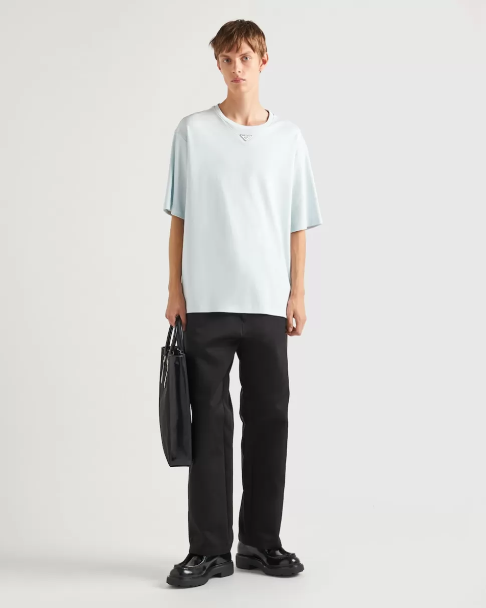 Prada Camiseta De Algodón^Hombre CAMISETAS Y POLOS