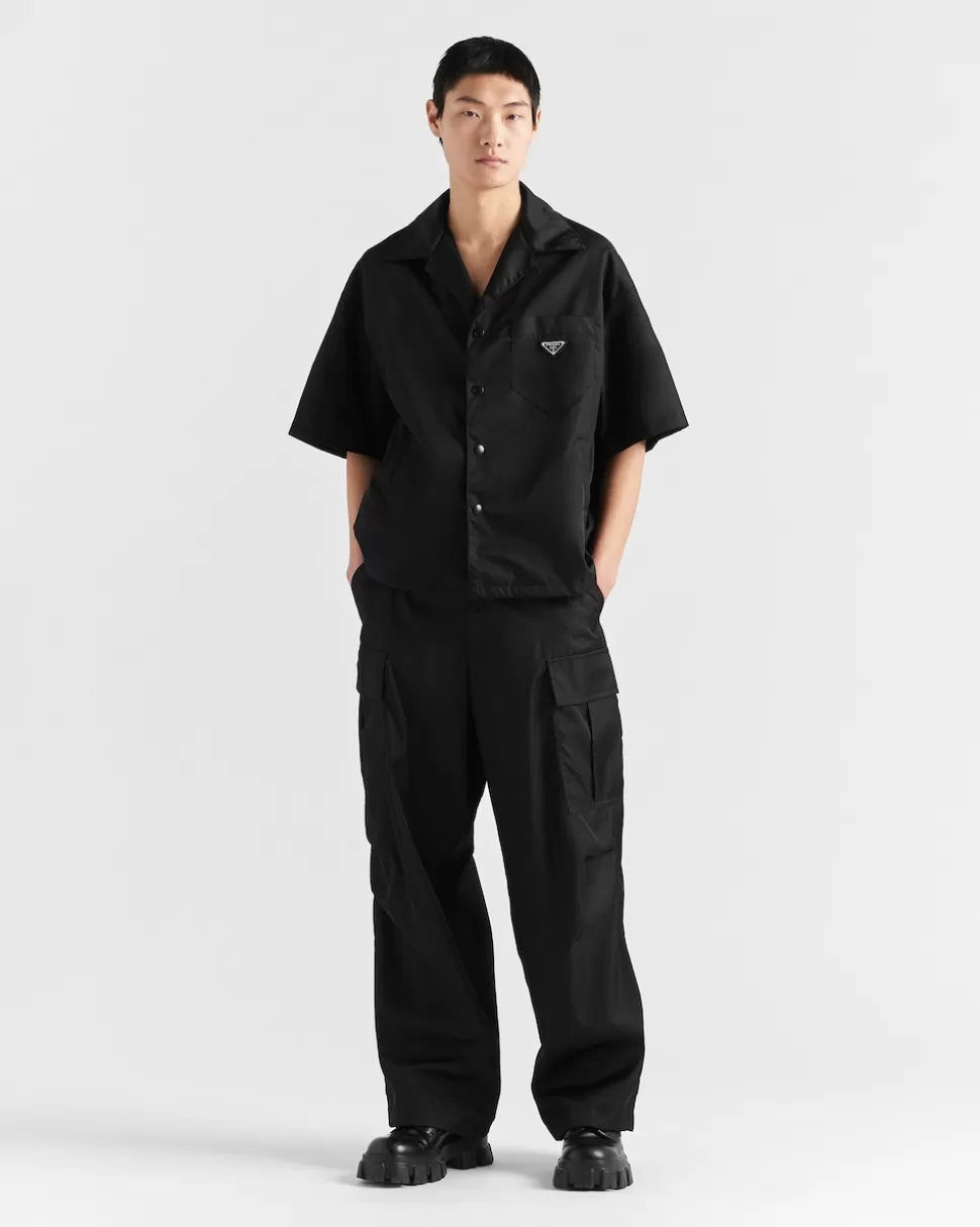 Prada Camiseta De Manga Corta De Re-nylon^Hombre COLECCIÓN MASCULINA | CAMISAS