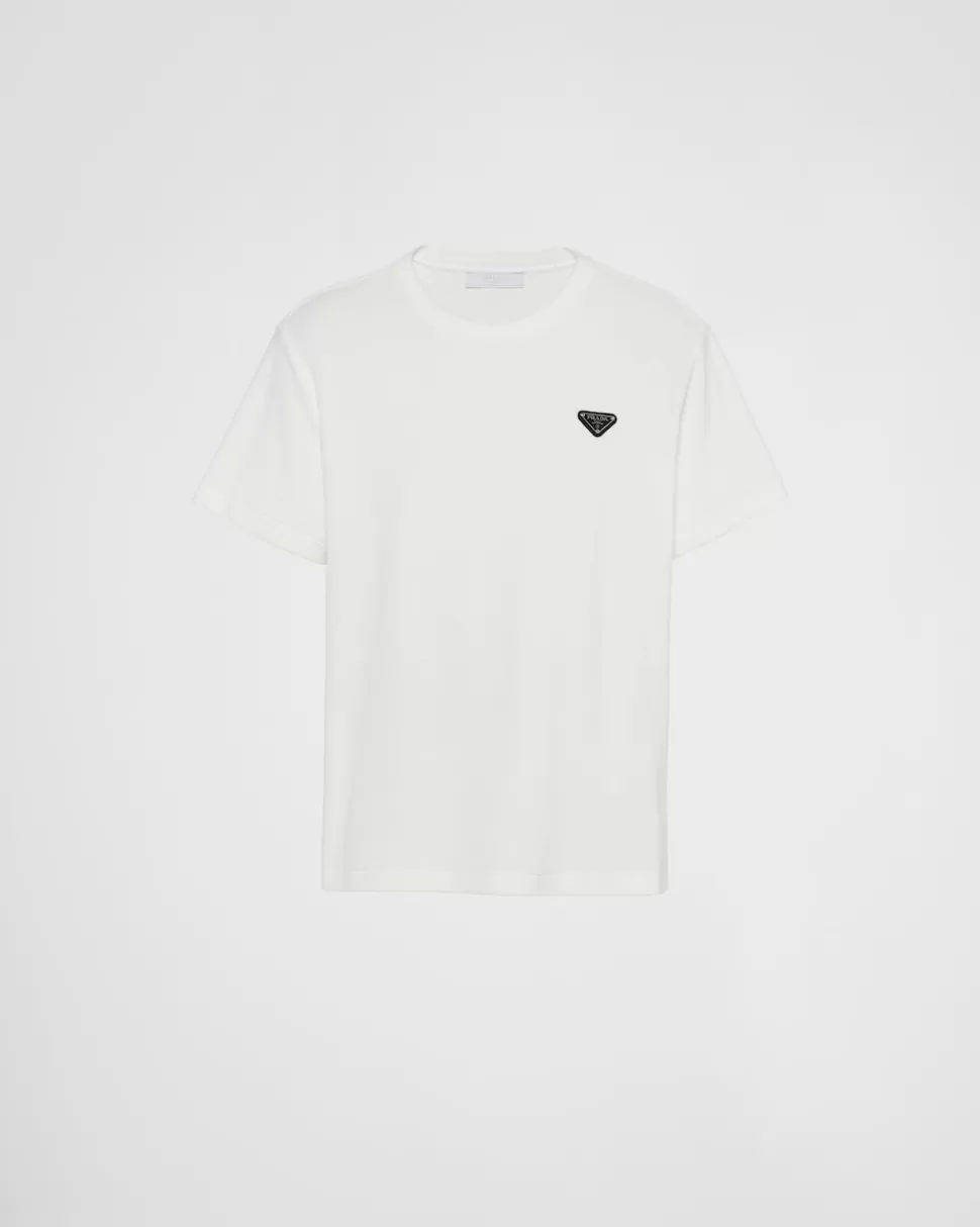 Prada Camiseta De Rizo^Hombre CAMISETAS Y POLOS