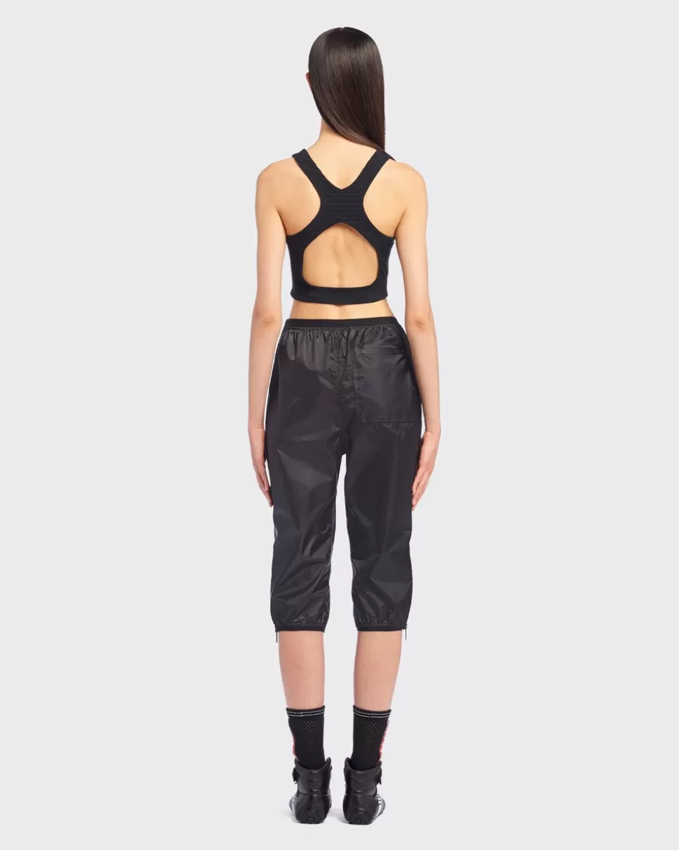 Prada Camiseta De Tirantes De Poliéster Reciclado^Mujer ROPA