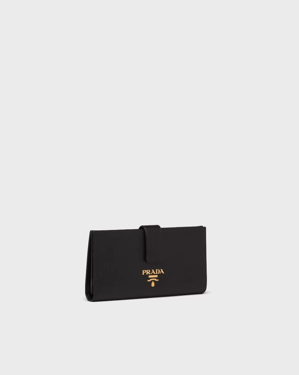 Prada Cartera Grande De Piel Saffiano^Mujer CARTERAS Y TARJETEROS