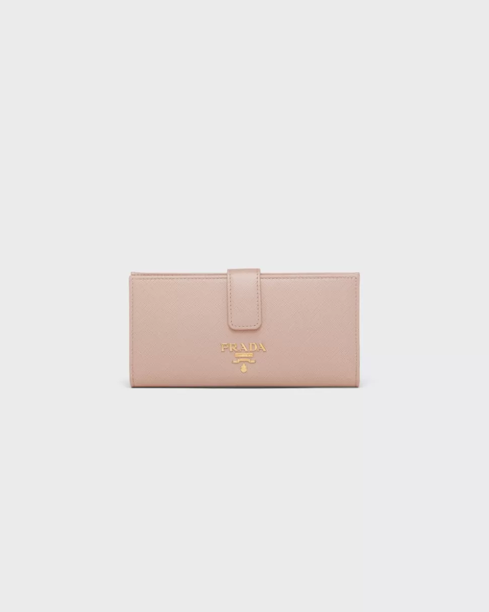 Prada Cartera Grande De Piel Saffiano^Mujer CARTERAS Y TARJETEROS