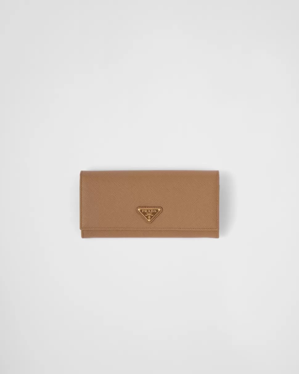 Prada Cartera Grande De Piel Saffiano^Mujer CARTERAS Y TARJETEROS
