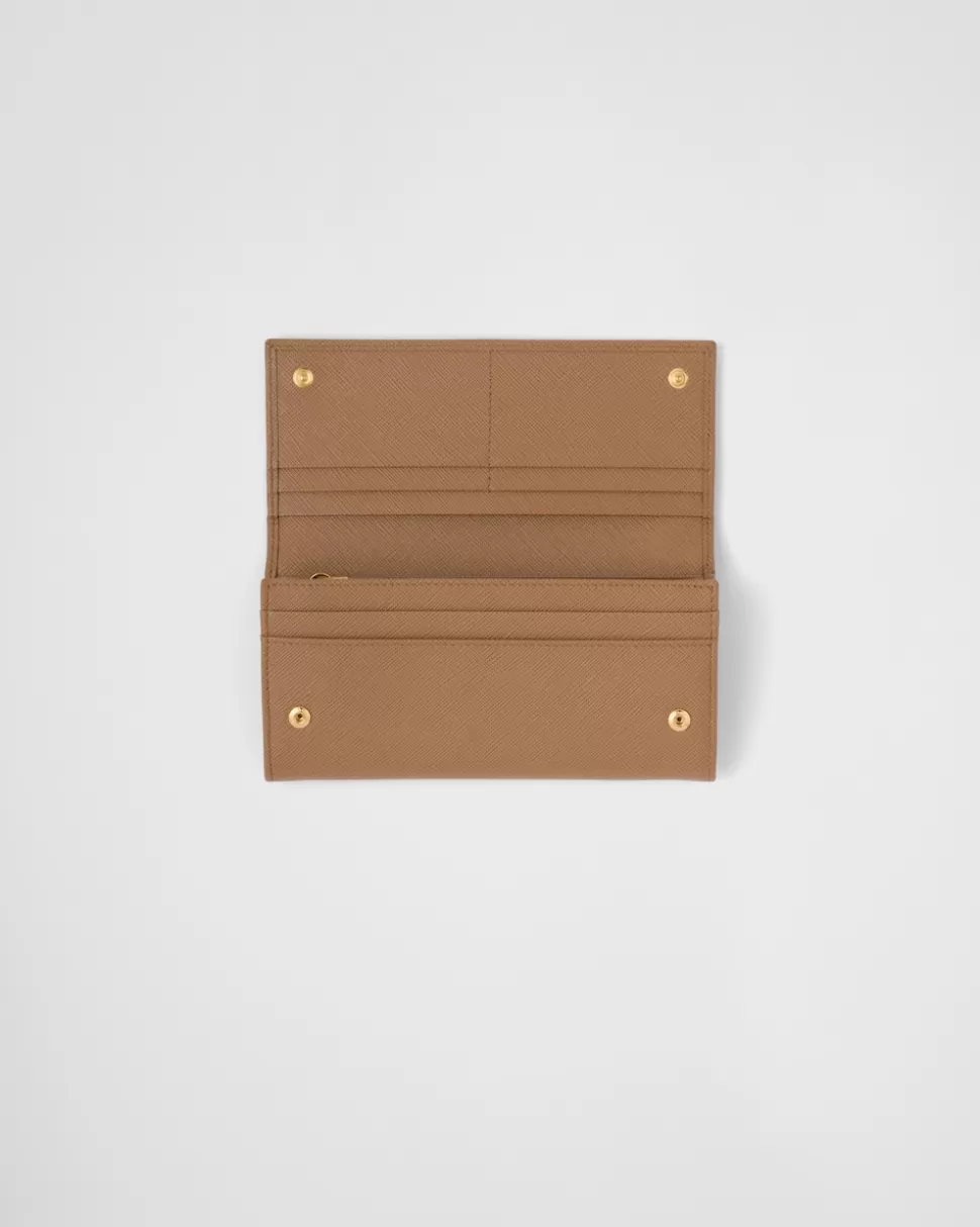 Prada Cartera Grande De Piel Saffiano^Mujer CARTERAS Y TARJETEROS