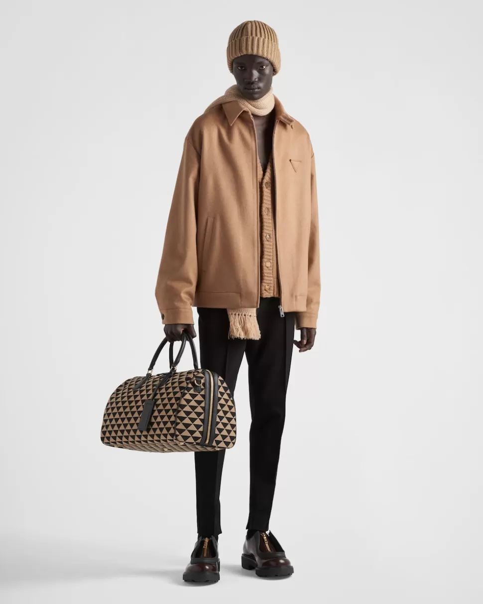 Prada Cazadora Corta De Pelo De Camello^Hombre CHAQUETAS Y ABRIGOS
