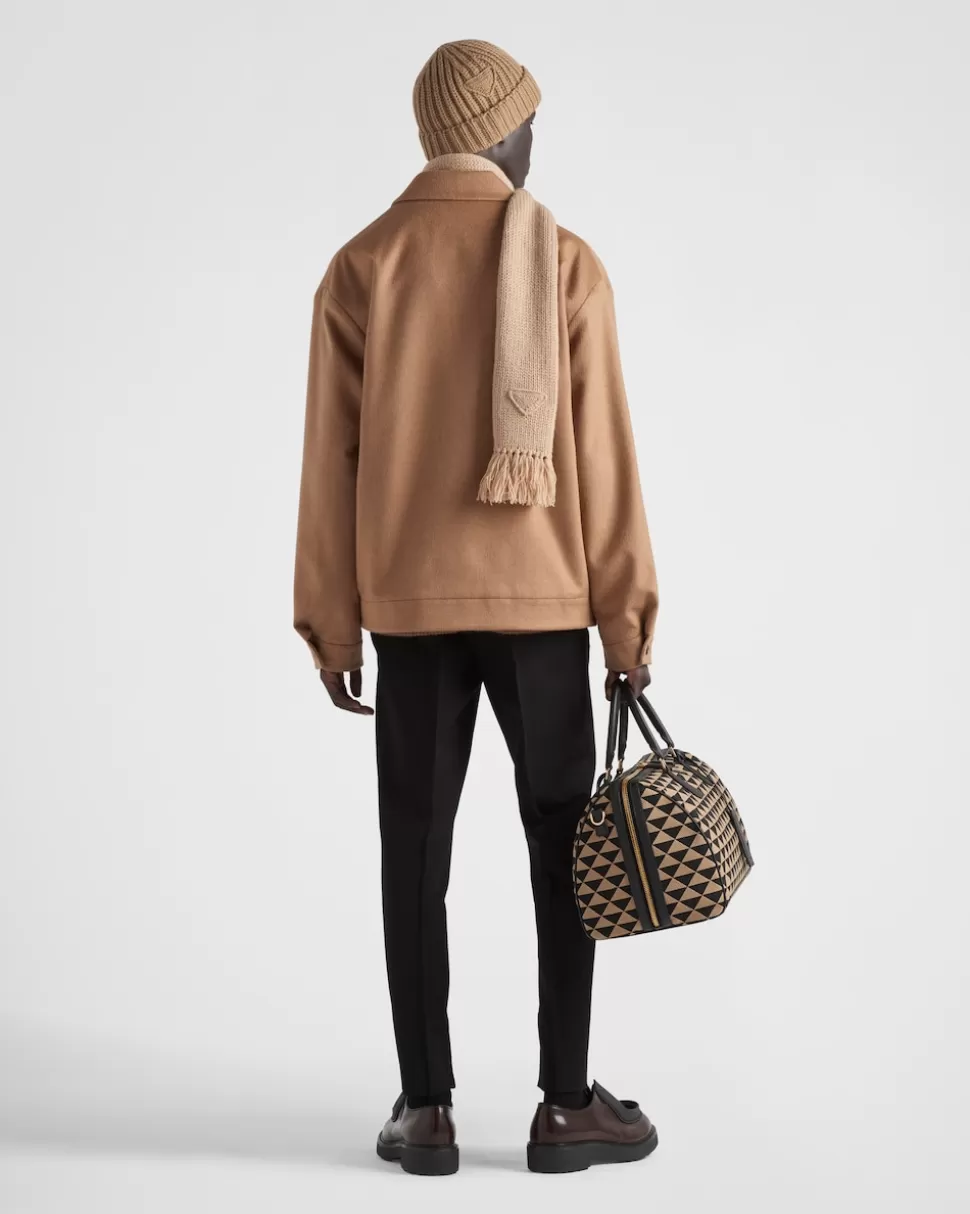 Prada Cazadora Corta De Pelo De Camello^Hombre CHAQUETAS Y ABRIGOS