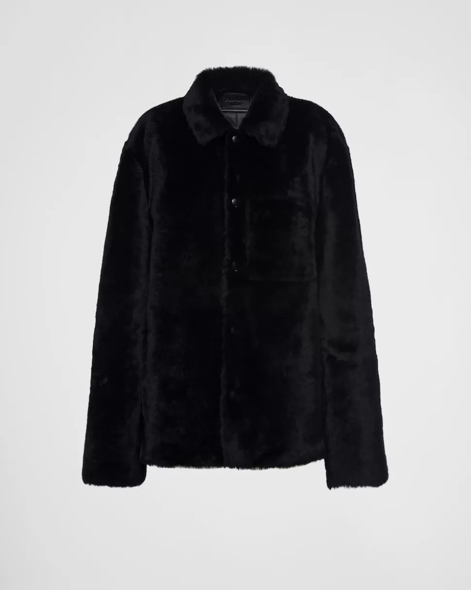 Prada Cazadora De Borreguillo^Hombre ROPA DE PIEL