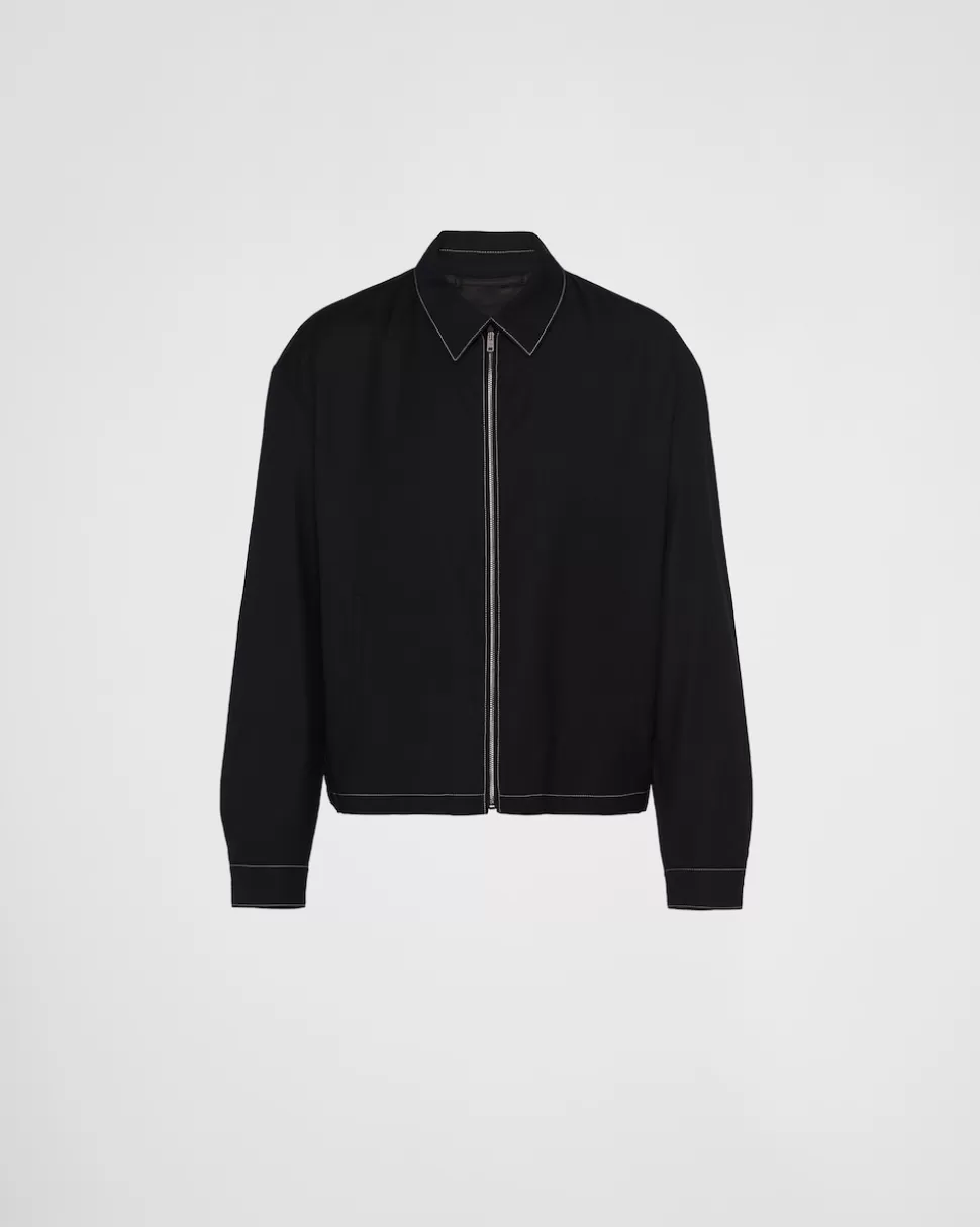 Prada Cazadora De Lana^Hombre CHAQUETAS Y ABRIGOS