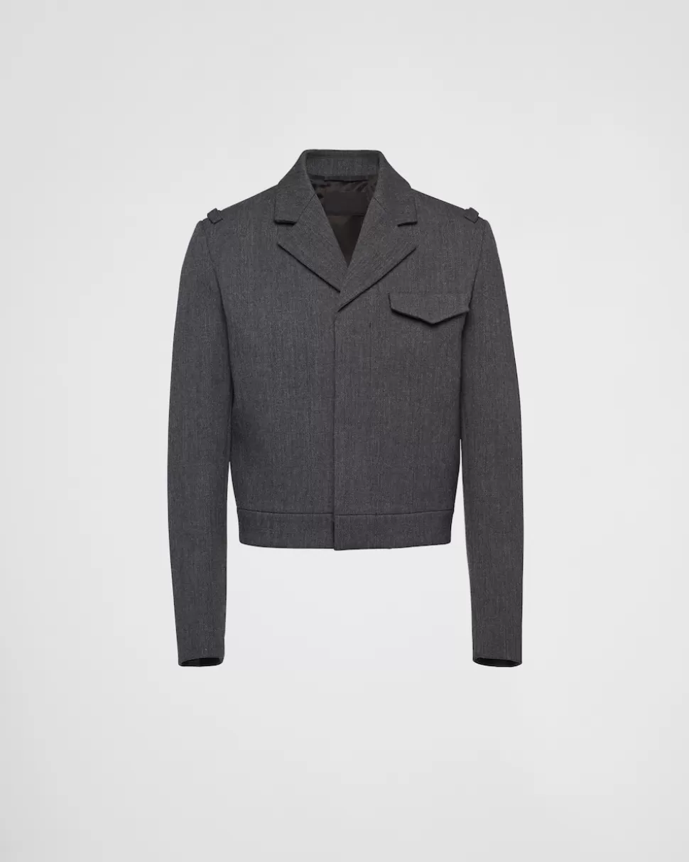 Prada Cazadora De Lana^Hombre CHAQUETAS Y ABRIGOS