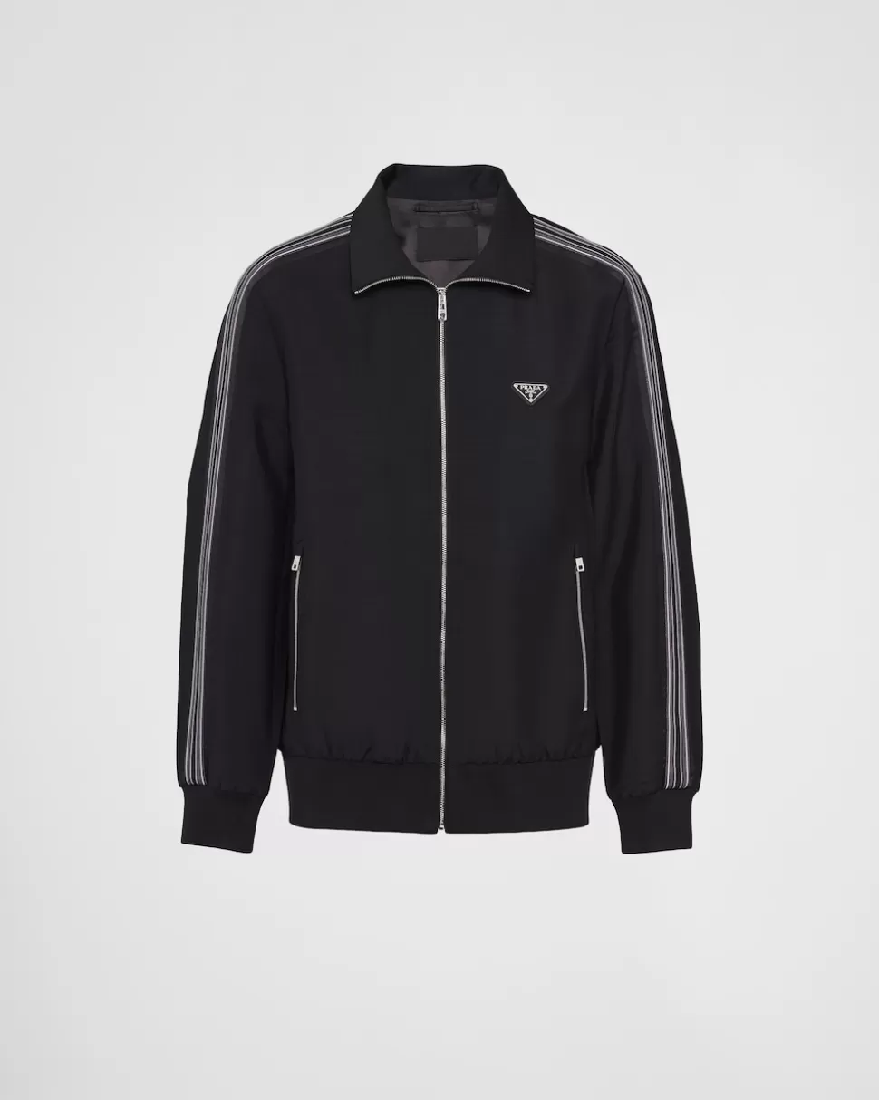 Prada Cazadora De Lana Y Mohair^Hombre ROPA DEPORTIVA Y SUDADERAS | CHAQUETAS Y ABRIGOS