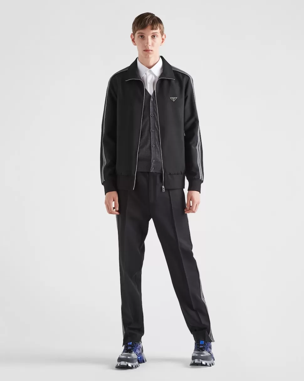 Prada Cazadora De Lana Y Mohair^Hombre ROPA DEPORTIVA Y SUDADERAS | CHAQUETAS Y ABRIGOS