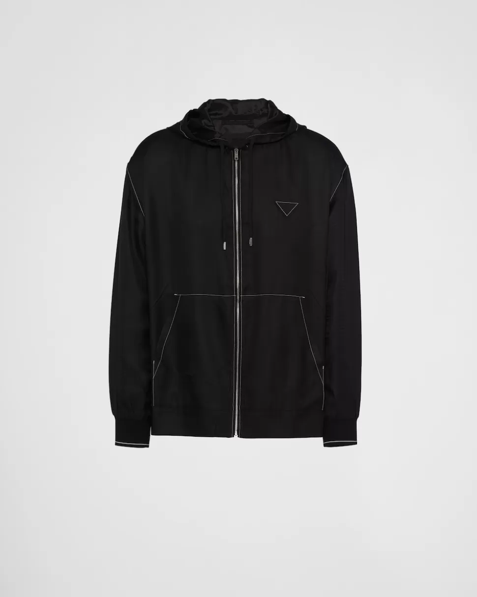 Prada Cazadora De Seda^Hombre CHAQUETAS Y ABRIGOS