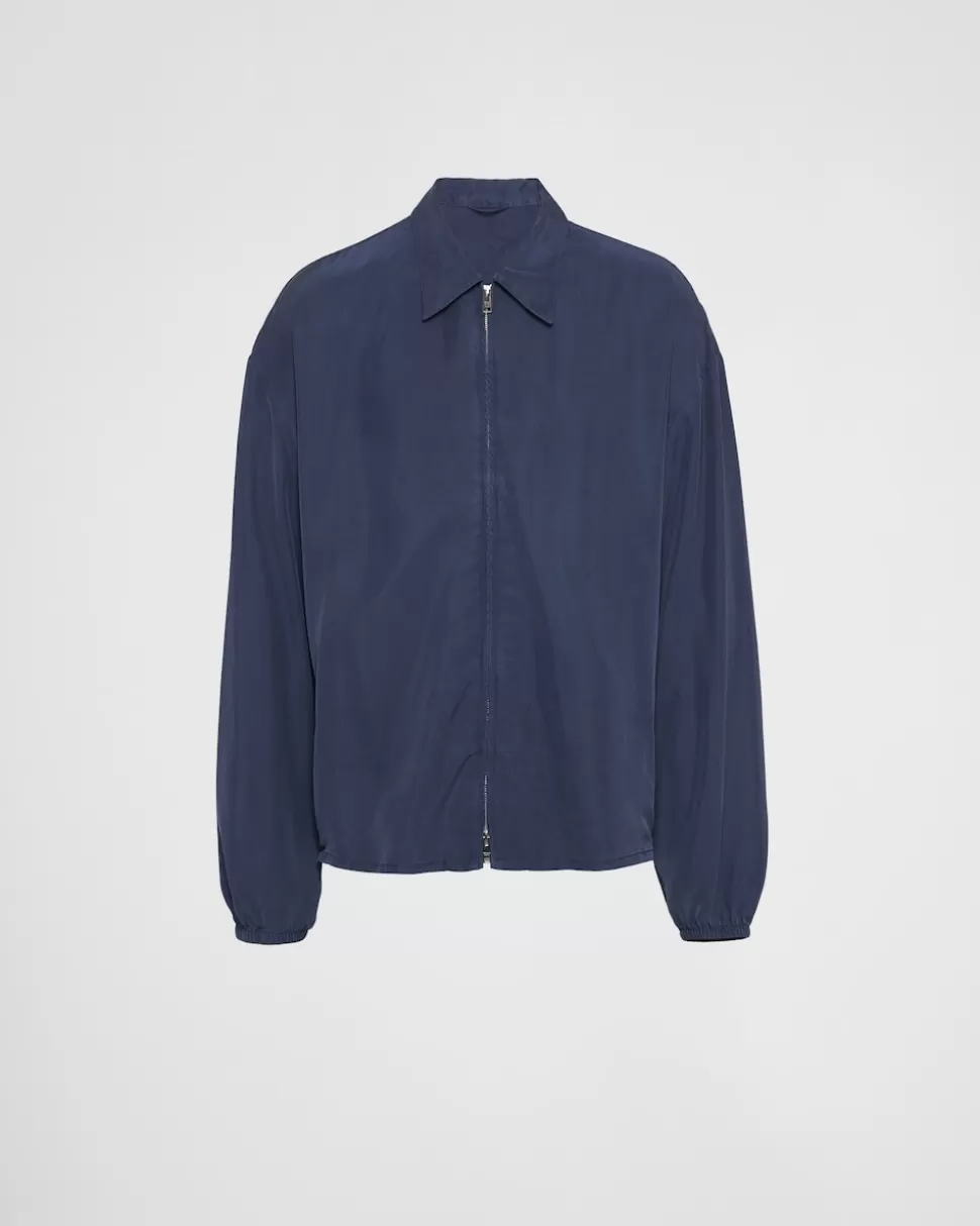 Prada Cazadora De Seda^Hombre CHAQUETAS Y ABRIGOS