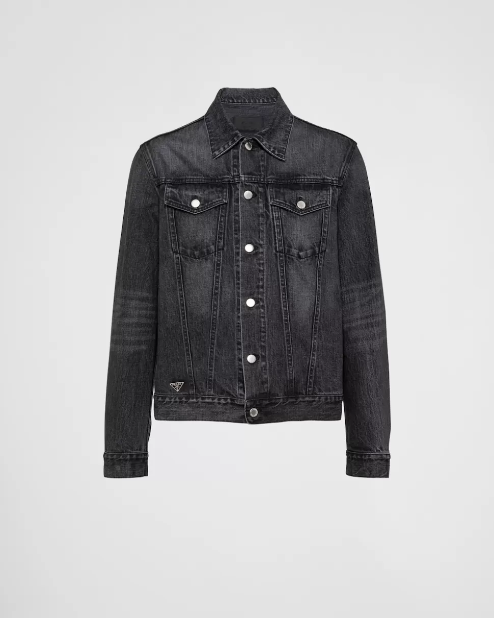 Prada Cazadora Vaquera^Hombre TEJIDO VAQUERO