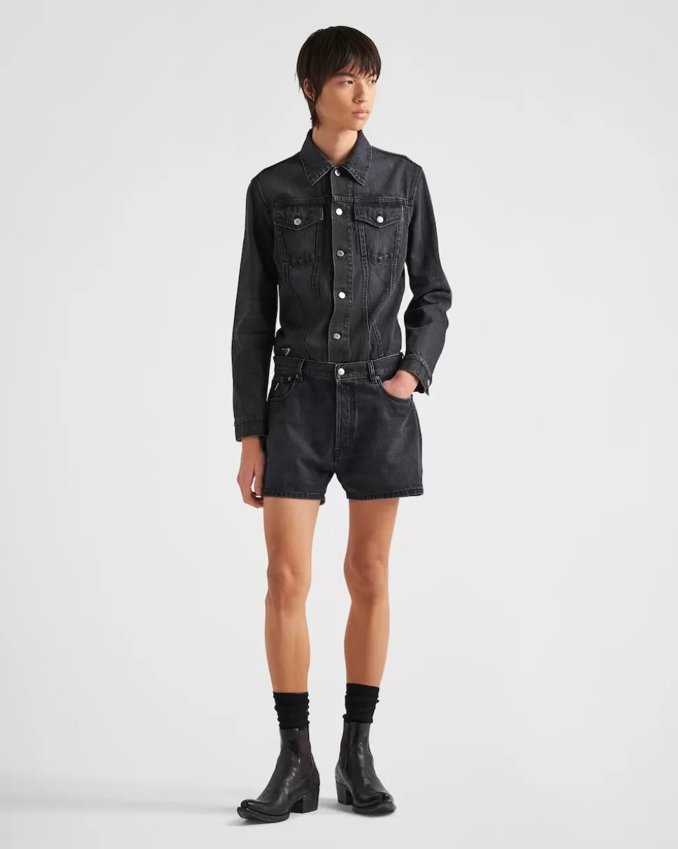 Prada Cazadora Vaquera^Hombre TEJIDO VAQUERO