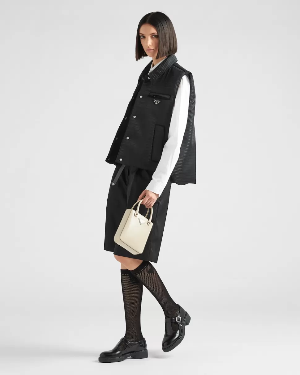 Prada Chaleco De Re-nylon Acolchado^Mujer ROPA DE ABRIGO