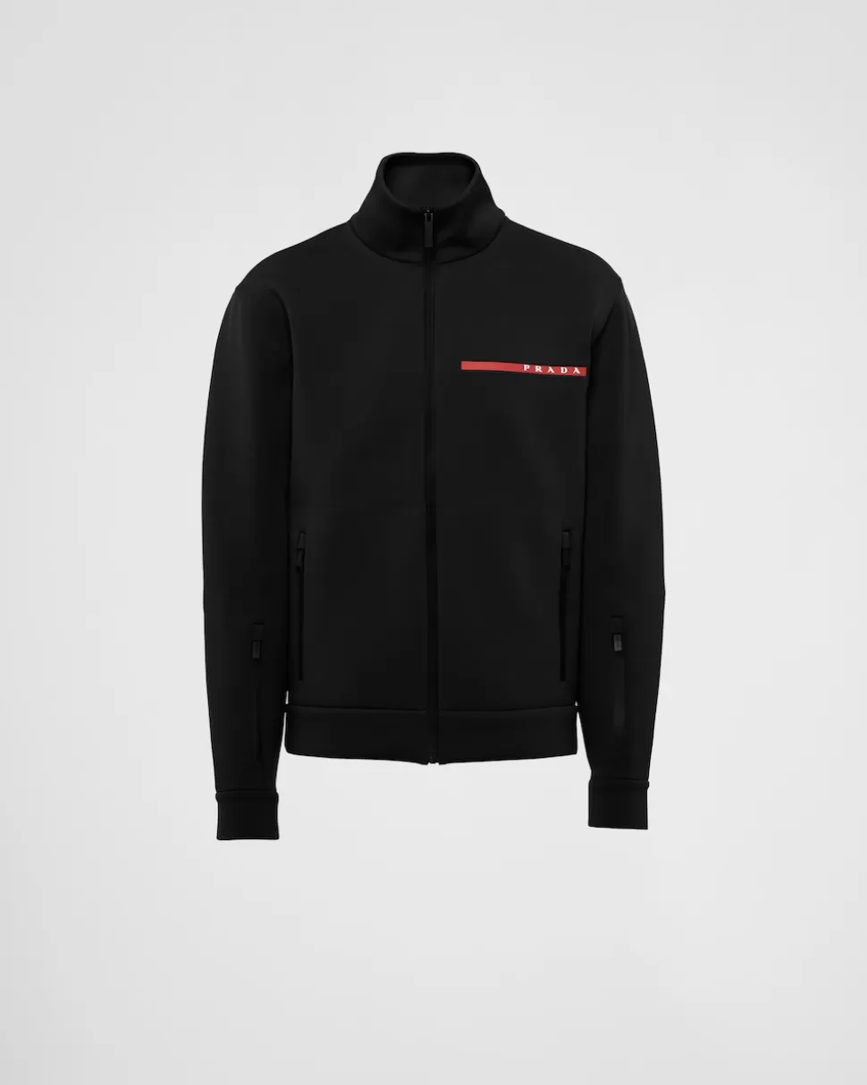 Prada Chaqueta Con Capucha De Tejido Técnico^Hombre ROPA