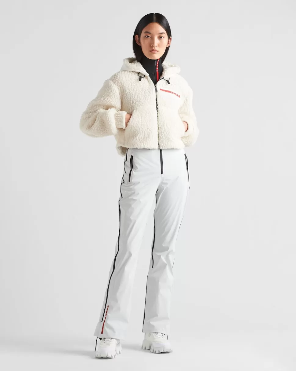 Prada Chaqueta Corta De Doble Forro Polar^Mujer ROPA