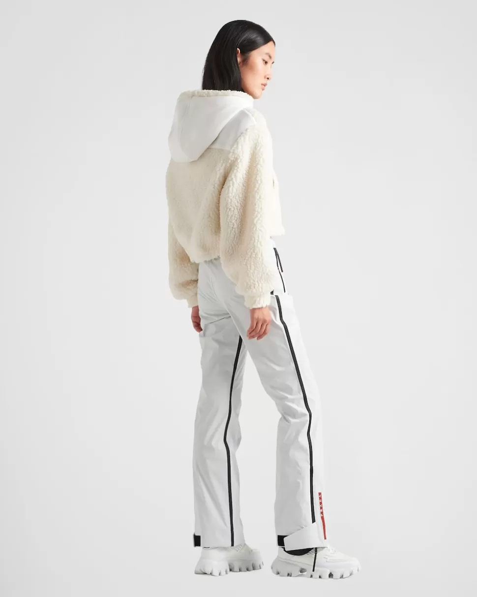 Prada Chaqueta Corta De Doble Forro Polar^Mujer ROPA