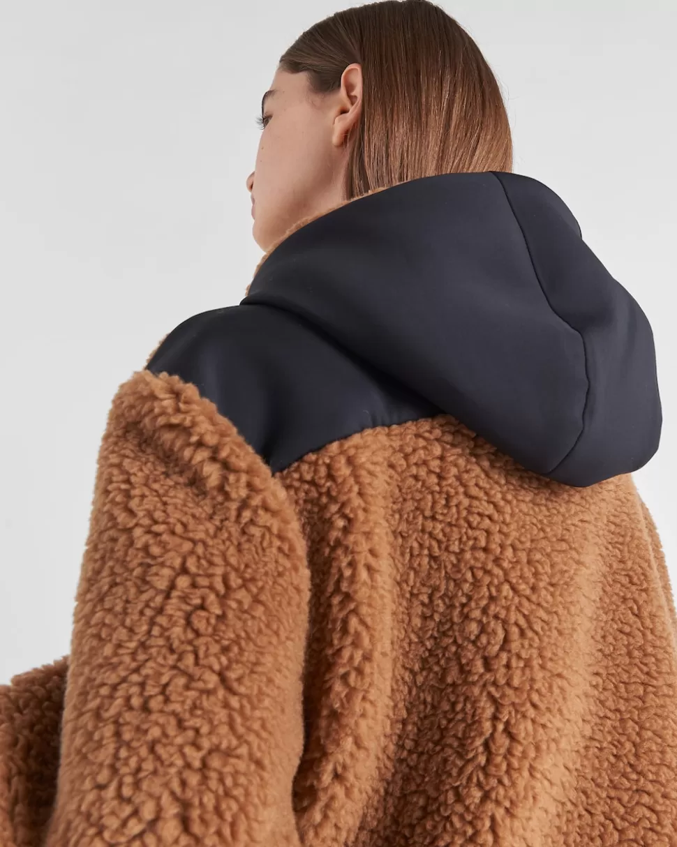 Prada Chaqueta Corta De Doble Forro Polar^Mujer ROPA