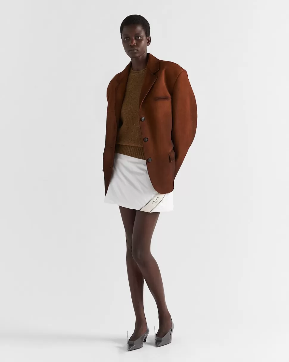Prada Chaqueta De Ante^Mujer ROPA DE PIEL