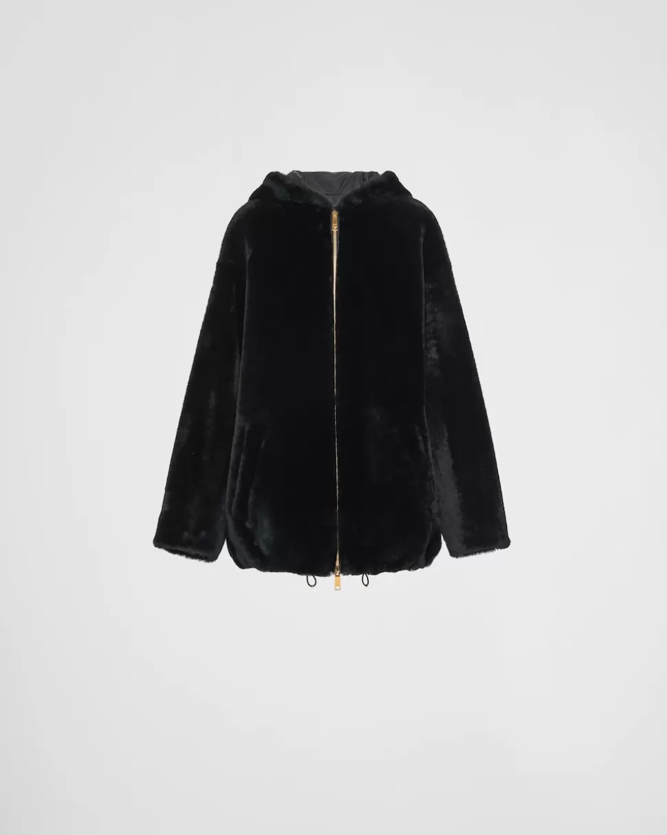Prada Chaqueta De Borreguillo^Mujer ROPA DE PIEL