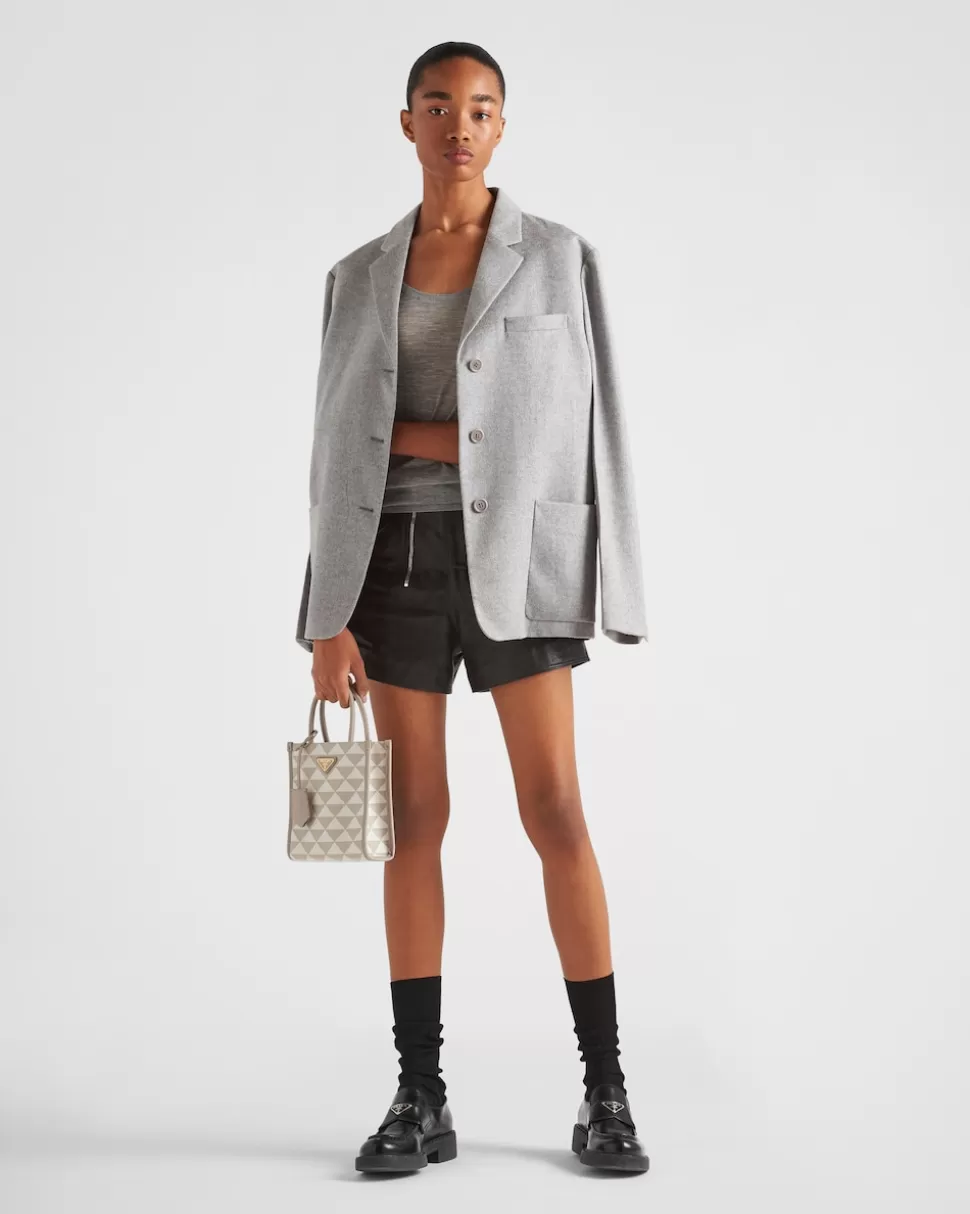 Prada Chaqueta De Cachemir De Botonadura Simple^Mujer CHAQUETAS Y ABRIGOS