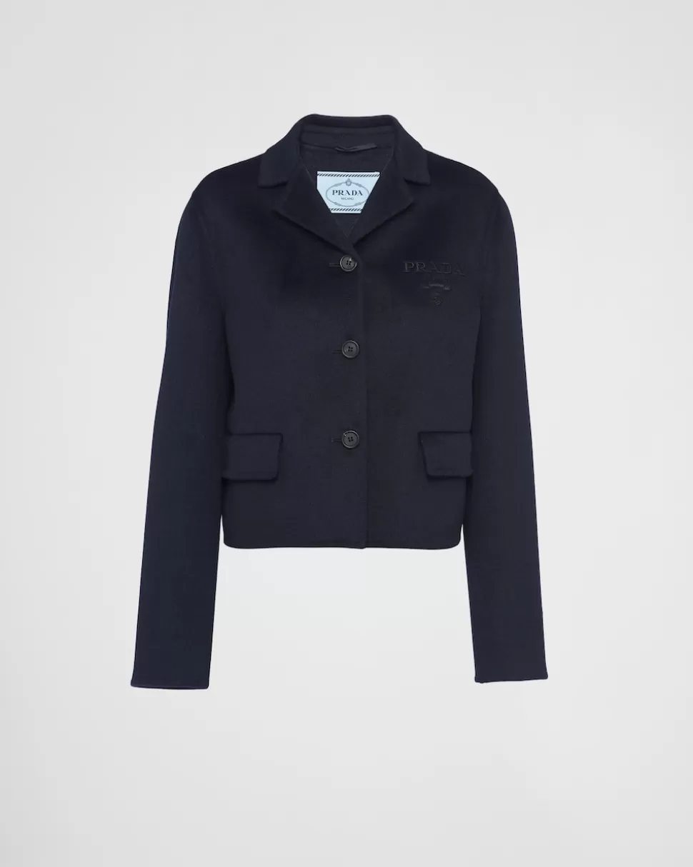 Prada Chaqueta De Cashgora De Botonadura Simple^Mujer CHAQUETAS Y ABRIGOS